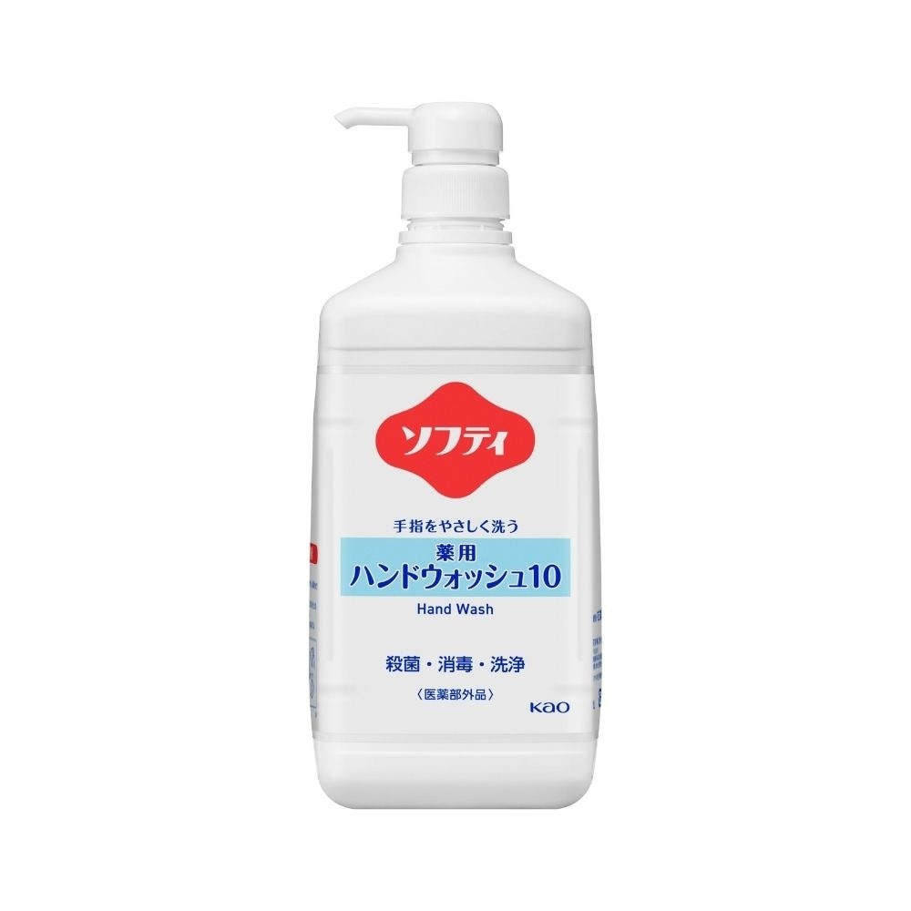 花王　ソフティ　薬用ハンドウォッシュ１０　業務用　1L×6本入【取り寄せ商品・即納不可・代引き不可・返品不可】