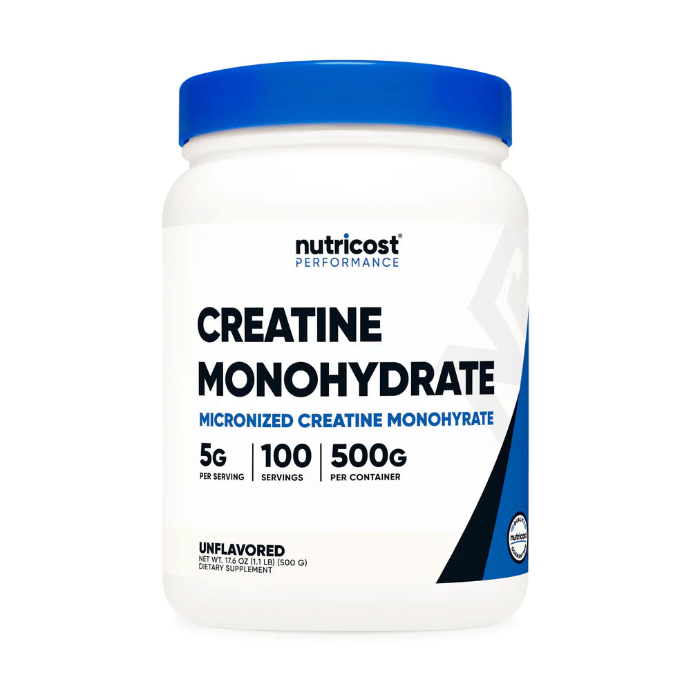 [USA] Nutricost ニュートリコストクレアチン モノハイドレート パウダー 500g 無香料