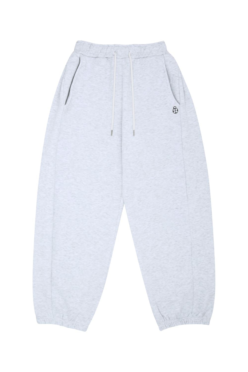 SVT着用 오트밀 벌룬 사이드 핀턱 조거 팬츠 (기모)