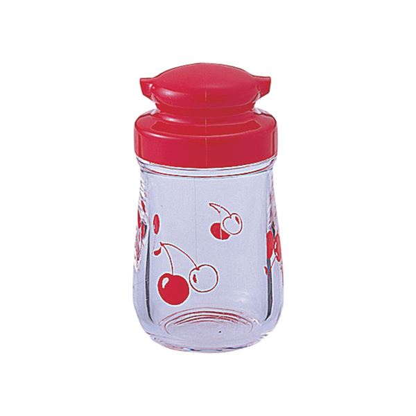 (60セット) レトロ調 ソース差し/ソース入れ (レッド) 7×12.8cm さくらんぼ柄 『ブルーム』