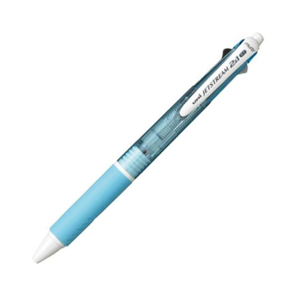 (まとめ）三菱鉛筆 多機能ペンジェットストリーム2＆1 0.7mm （軸色：水色） MSXE350007.8 1セット（10本）(×3セット)