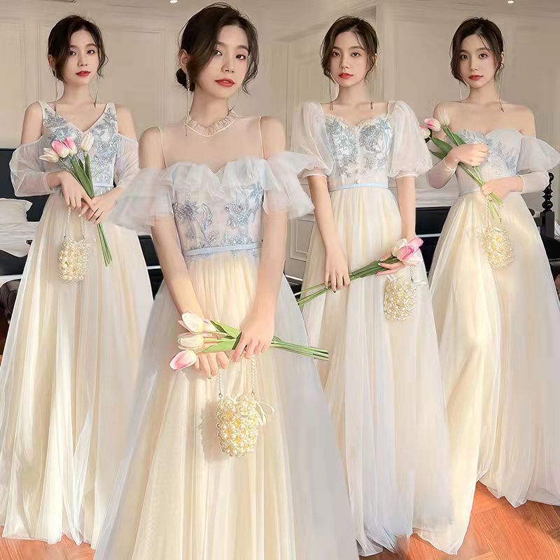 二次会 ウェディングドレス Aラインワンピース 演奏会 エレガンス ロングドレス 成人式 姫系