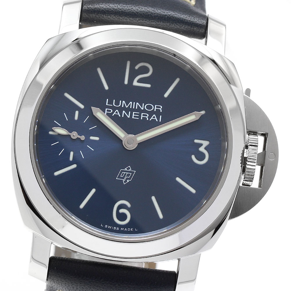パネライ PANERAI PAM01085 ルミノール ブルーマーレ スモールセコンド 手巻き メンズ 箱・保証書付き_900630【中古】