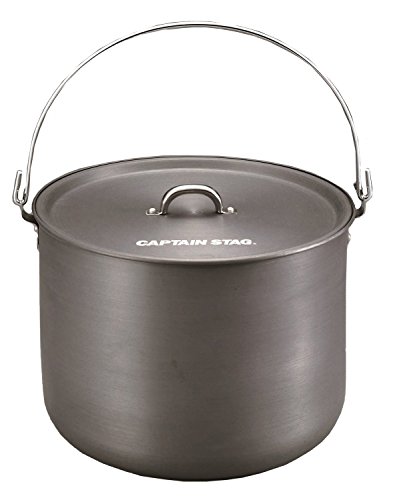サイズ：24cm キャプテンスタッグ(CAPTAIN STAG) バーベキュー BBQ用 鍋 アルミ