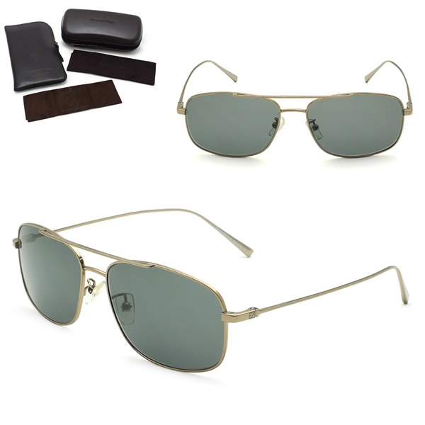 ゼニア サングラス ZEGNA EZ0109-D/S 32N 60 Ermenegildo Zegna サングラス ノーズパッド UVカット マットガンメタル グリーン