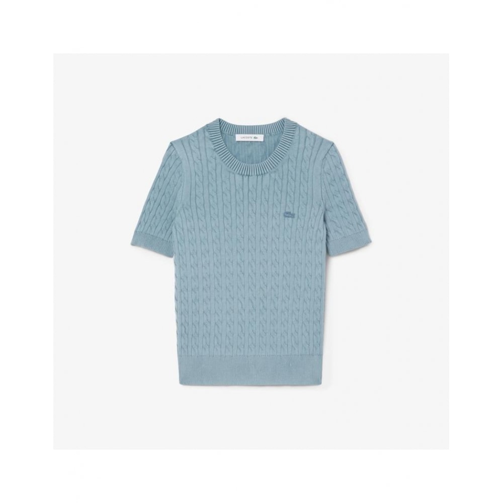 ラコステ レディース 半袖セーター ガーメントダイ ケーブル AF9277-55G HD9 18,821円