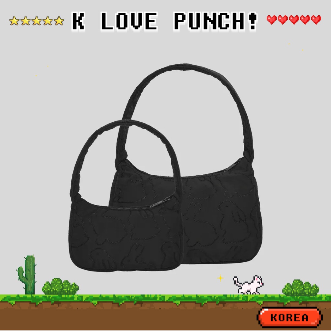 KBP Stitch Little Bunnies Arc Bag (2size) / Kittybunnypony Tote Bag