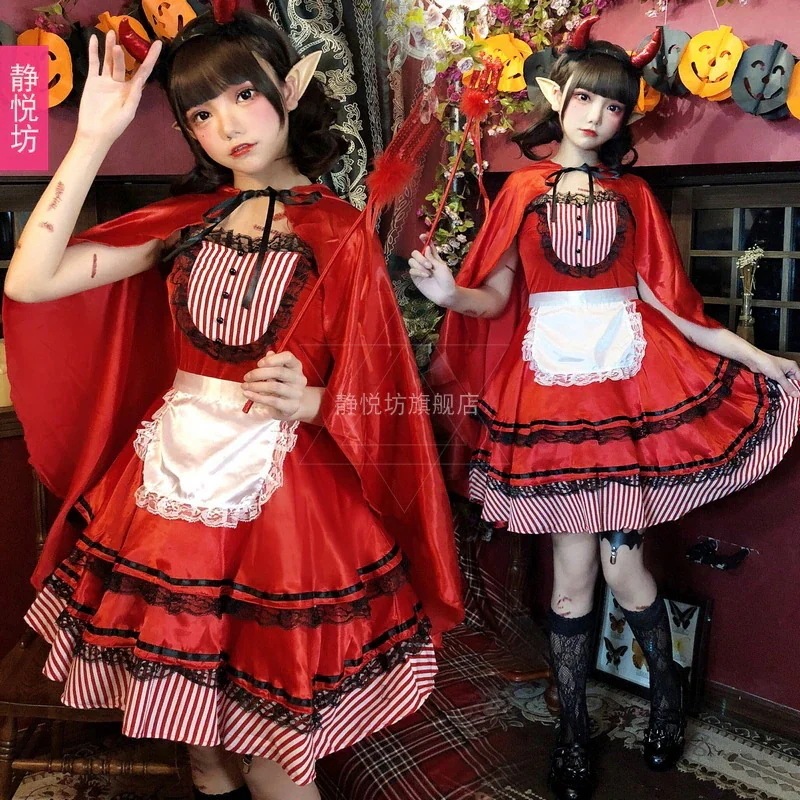 ハロウィンコスチューム赤ずきんコスチューム大人女性ヴァンパイア魔女小悪魔プリンセスドレスショールマントゾンビ