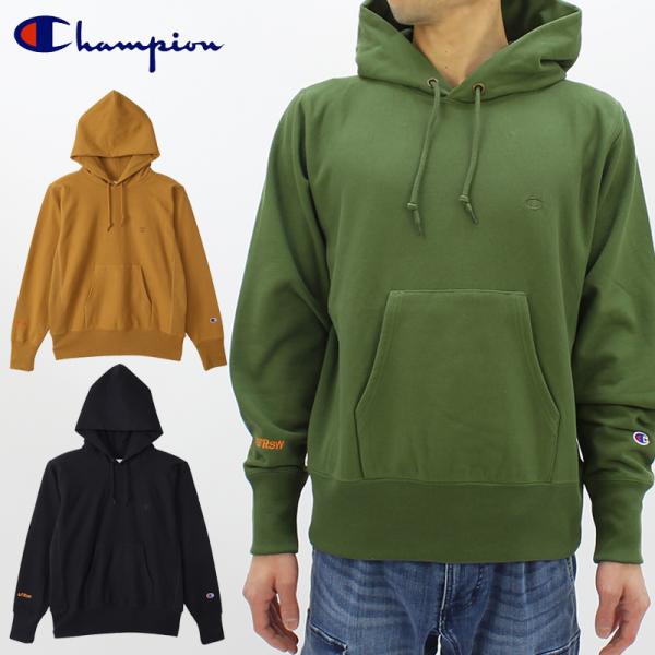 チャンピオン Champion リバースウィーブ(R) フーデッドスウェットシャツ 23FW C3-Y116 メンズ 長袖 トップス パーカー