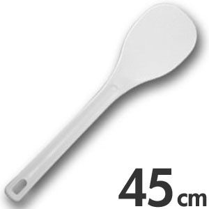 【驚きの値段で】 あけぼの ホワイト PM-727 45cm マジックしゃもじ 調理器具