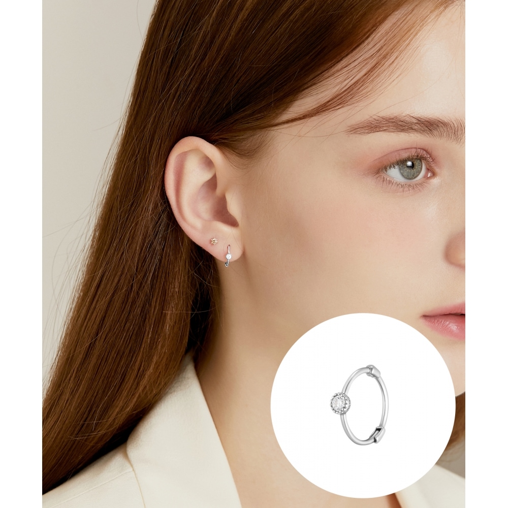 ジェスティーナ J.Livera 14K シングルイヤリング (JJJTEQ1BS036W4P00)