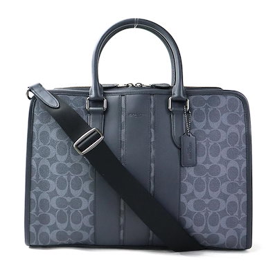coach ビジネスバッグ レザー コーチ ネイビー コーチ／COACH バッグ