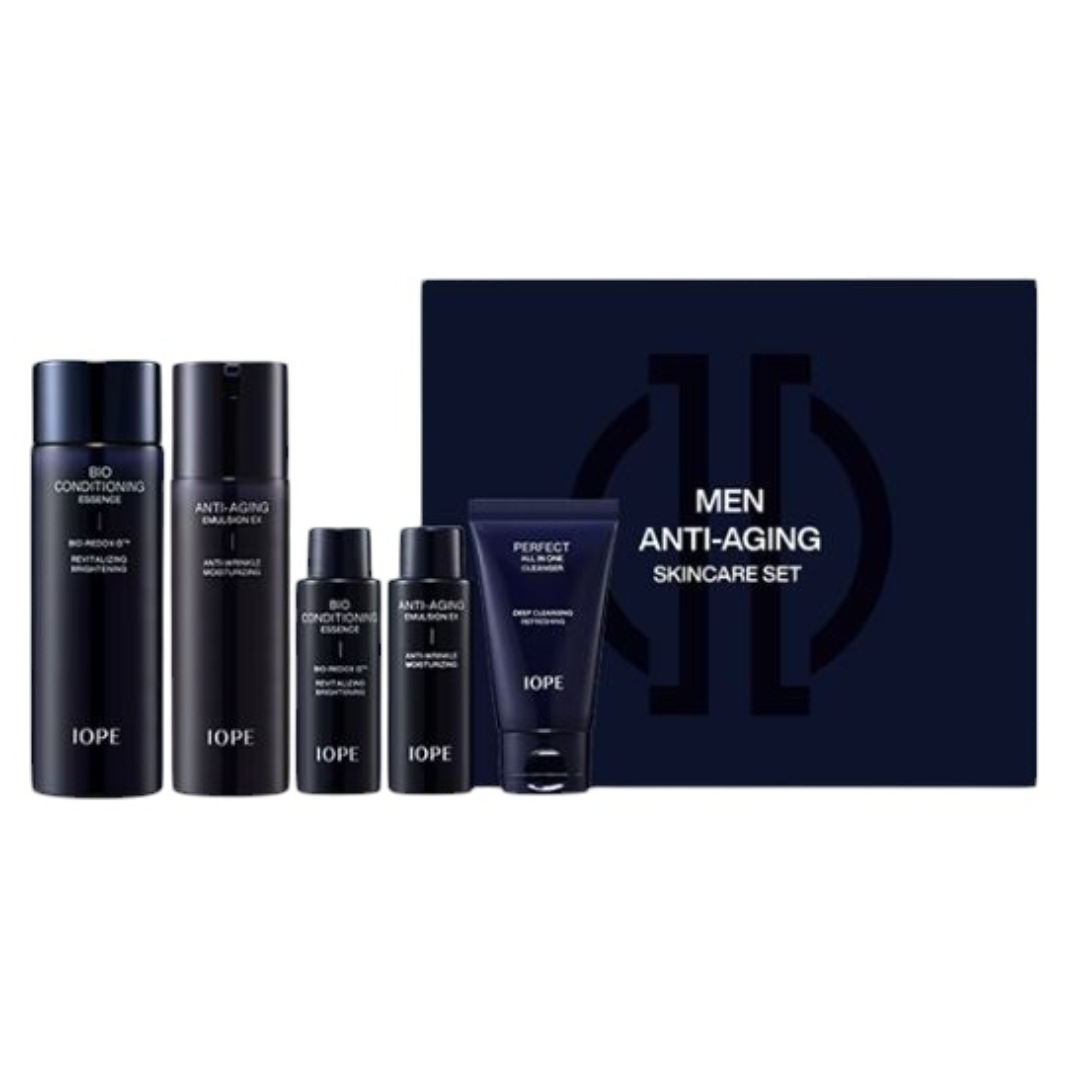 メンズケア メンズ バイオ エイジングケア 2点セット (エッセンス145ml + エマルジョン 120ml)