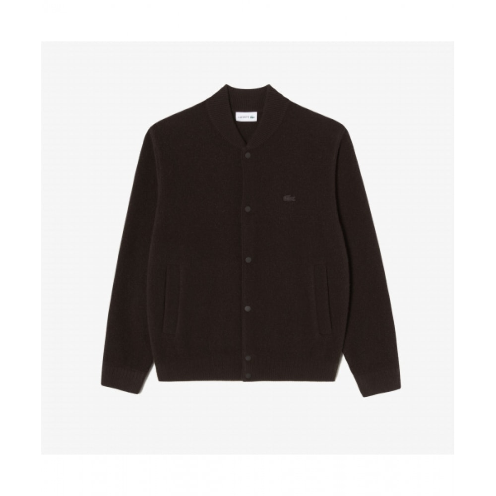 LACOSTE メンズブークルスタジアムカーディガン [ダークブラウン] 27,807円