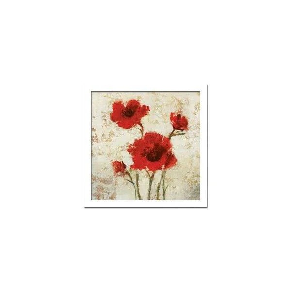 アートパネル 額 フレーム おしゃれ モダンアート 壁掛け ウォールデコレーション 抽象画 Tim O toole Simply Floral 560x560mm