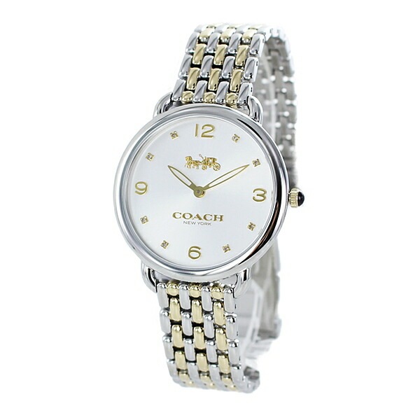 コーチ 時計 レディース 腕時計 手表 Delancey デランシー 36ミリ シルバー ゴールド ステンレス クリスタル 14502788 誕生日プレゼント ポイント消化