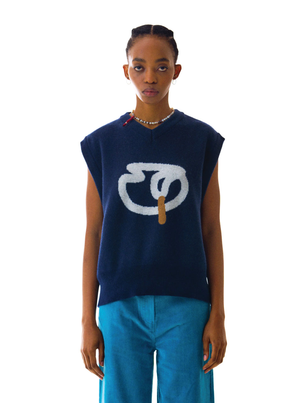 Jakart Vest Indigo Blue