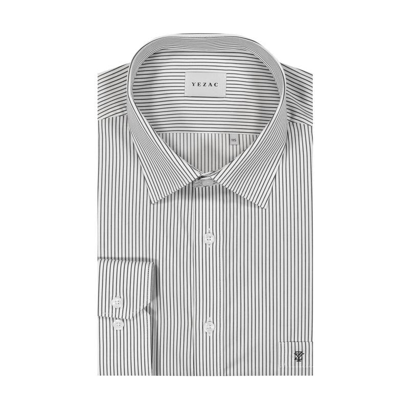 [一般フィットビッグボス]ストレッチストライプ長袖シャツYJ4SIR311NY（115,120サイズ）