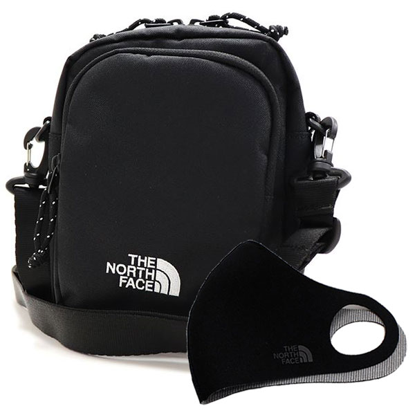 ショルダーバッグ マスクセット メンズ レディース SUPER CROSS BAG ブラック NN2PQ03J BLK 送料無料
