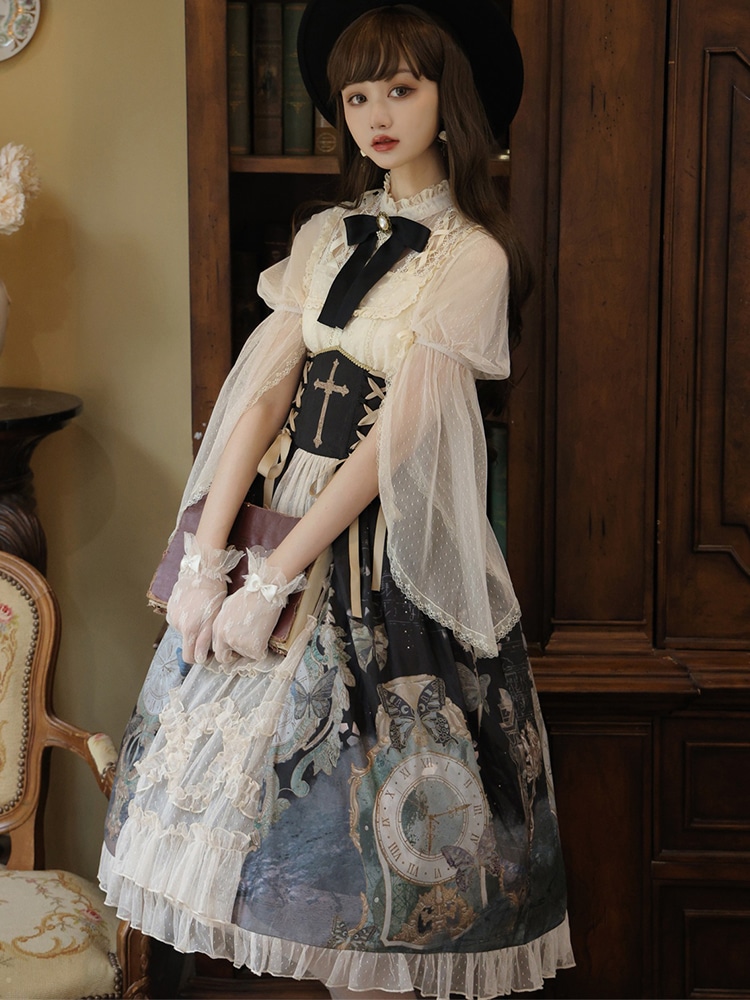 【激安本日限定】ロリータ ワンピースロリータスカート エレガント ゴスパンク ハロウィン ロリータドレス 秋スーツ