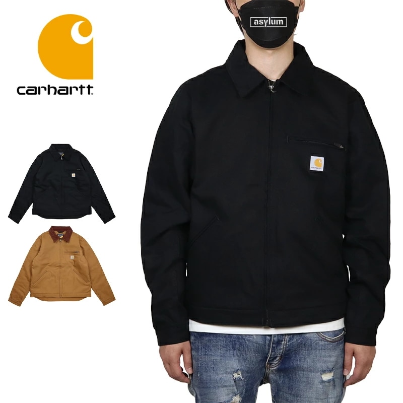 カーハート デトロイトジャケット CARHARTT ブルゾン アウター USA メンズ レディース ブランド 大きいサイズ おしゃれ 黒 007