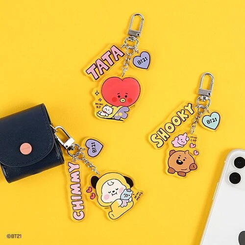 Qoo10] BT21 【公式】BT21 グッズベビーアクリルキ : バッグ・雑貨