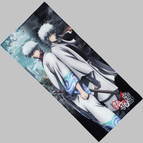 劇場版銀魂完結篇 マイクロファイバースポーツタオル 銀時白夜叉柄