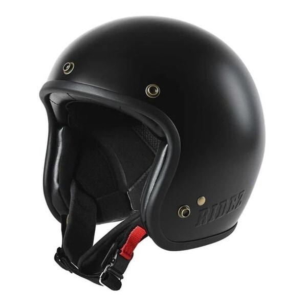 RIDEZ TQ-BK XL BLACK ジェットヘルメット