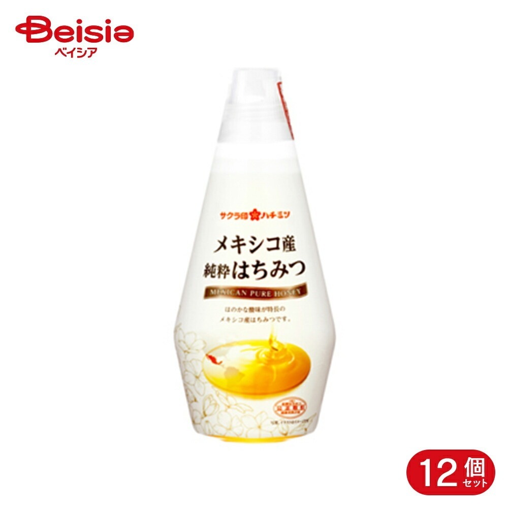 加藤美蜂園 サクラ印 サクラ メキシコ産純粋はちみつ 290g 12個