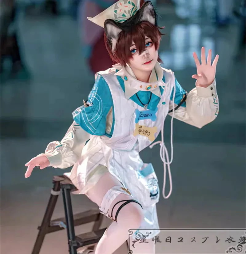 974『24h激安挑戦』 NU:カーニバル ガル 天命の光を護りし者 コスプレ衣装 コスチューム