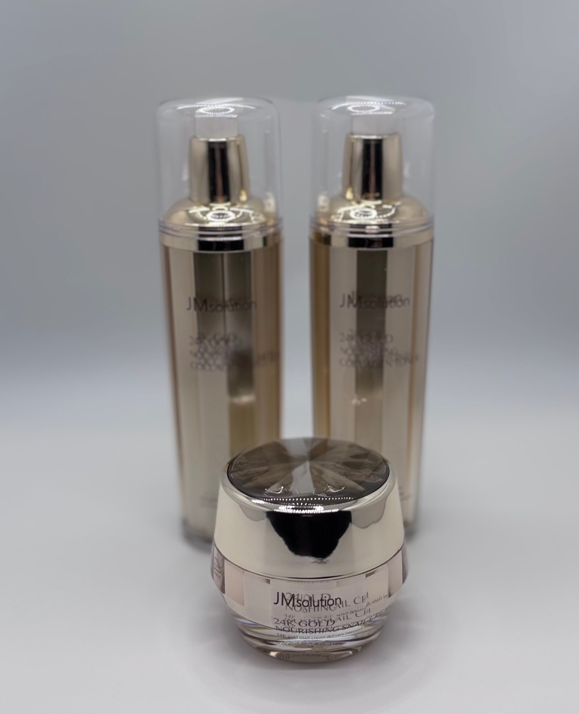 24k gold nourshing snail cream + collagen toner