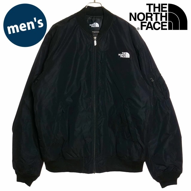インサレーションボンバージャケット [NY82452-K] Insulation Bomber Jacket メンズ TNF アウトドア アウター MA-1ジャケット 中綿 撥水 ブラック
