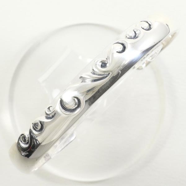 シルバー バングル 総重量約28.8g 約16cm ジュエリー 中古