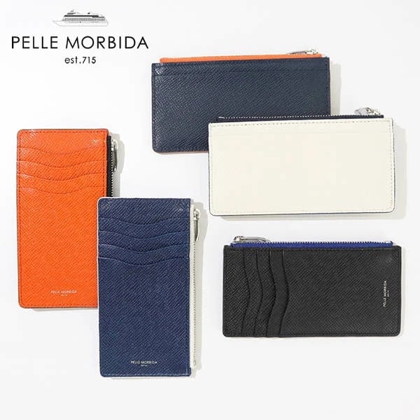 長財布 メンズ 本革 日本製 薄マチ ミニウォレット Barca バイカラー レザー PMO-BA324 ブランド [正規取扱店]