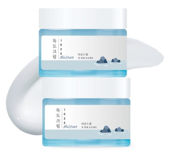 [1+1] 1025 独島水分クリーム50ml 2個 (水分/保湿/肌の鎮静/ヒアルロン酸/トラブル肌/高栄養/ツヤ肌)
