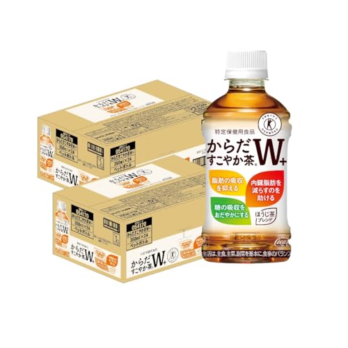 [2CS] [トクホ] コカ・コーラ からだすこやか茶 W (350mlPET×24本)×2箱