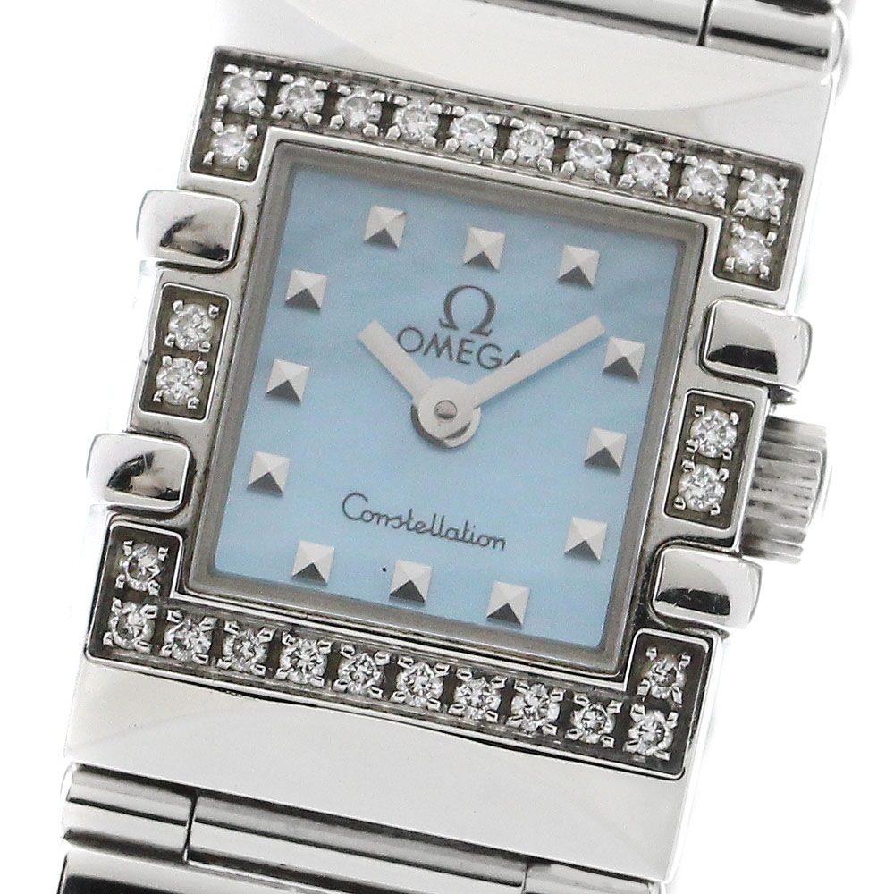 オメガ OMEGA 1537.74 コンステレーション ダイヤベゼル クォーツ レディース _896926【中古】