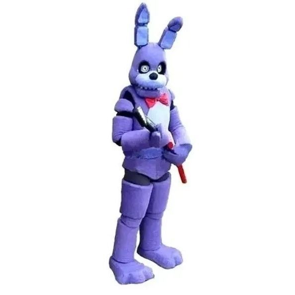 紫色の奇妙な歩行人形衣装漫画人形衣装