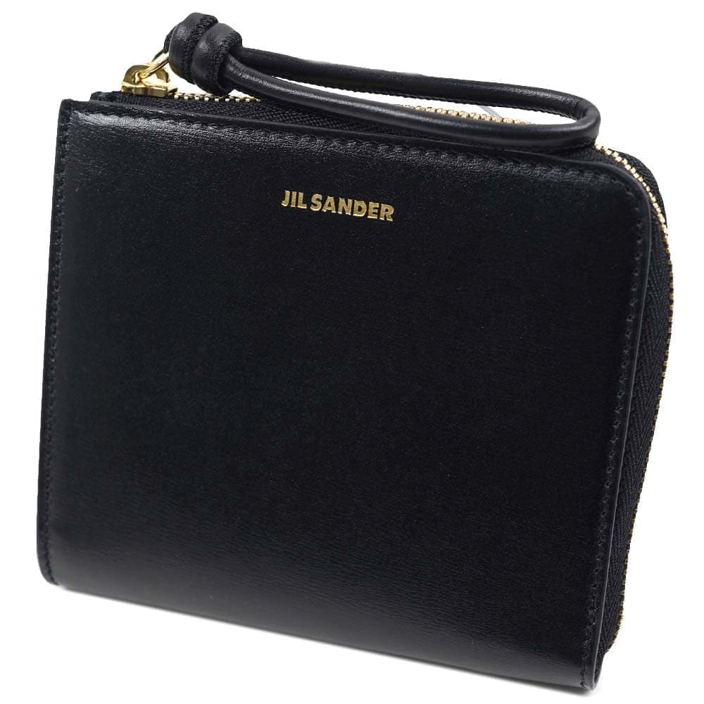 [訳ありアウトレット] ジルサンダー 財布 コインケース カードケース 小銭入れ レディース ユニセックス ブラック GIRO CREDIT CARD PURSE JIL SANDER J07VL00