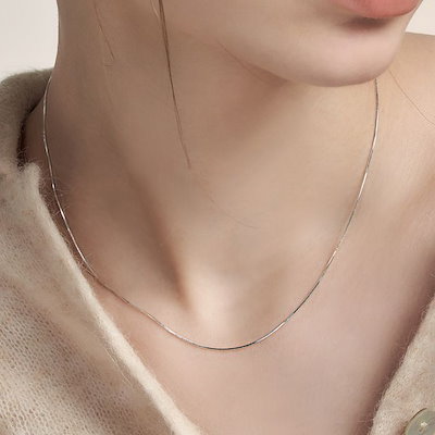 ★Hei★ sv925thin snake necklace ★韓国人気★ Qoo10] Hei thin snake necklace