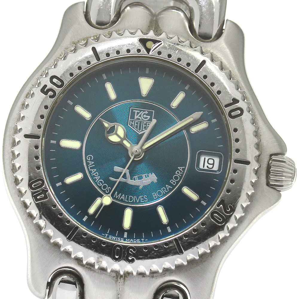 訳あり タグホイヤー TAG HEUER WG111K.BA0423 ガラパゴス モルディブ ボラボラ2000本限定 デイト クォーツ メンズ _847658【中古】