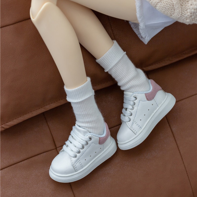 BJD人形用靴 ドール用運動靴 ドール靴 ホワイト 幼SD/MSD/SD/70cm＋サイズ用シューズ 4,656円