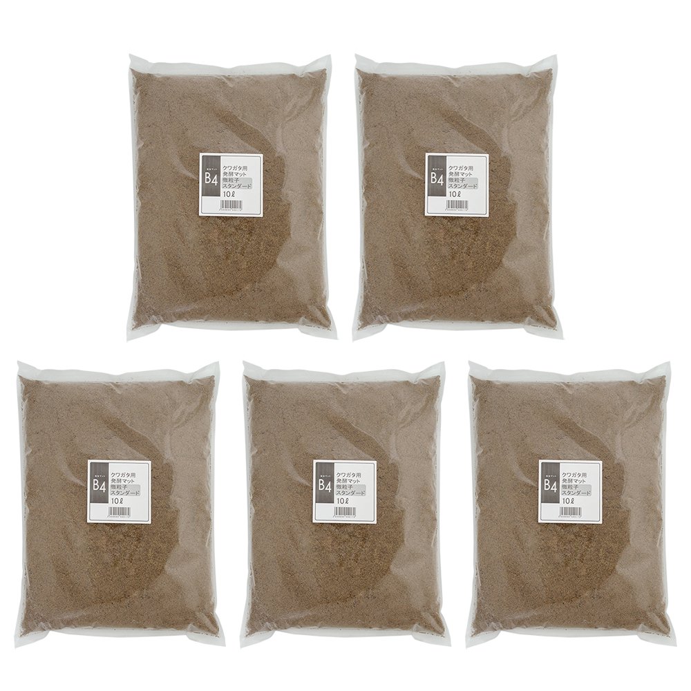 昆虫マット　Ｂ４　クワガタ用発酵マット　微粒子　スタンダード　１０ＬX５袋　お一人様１点限り　ＣＲＣ18―35―30―10―20 5,303円