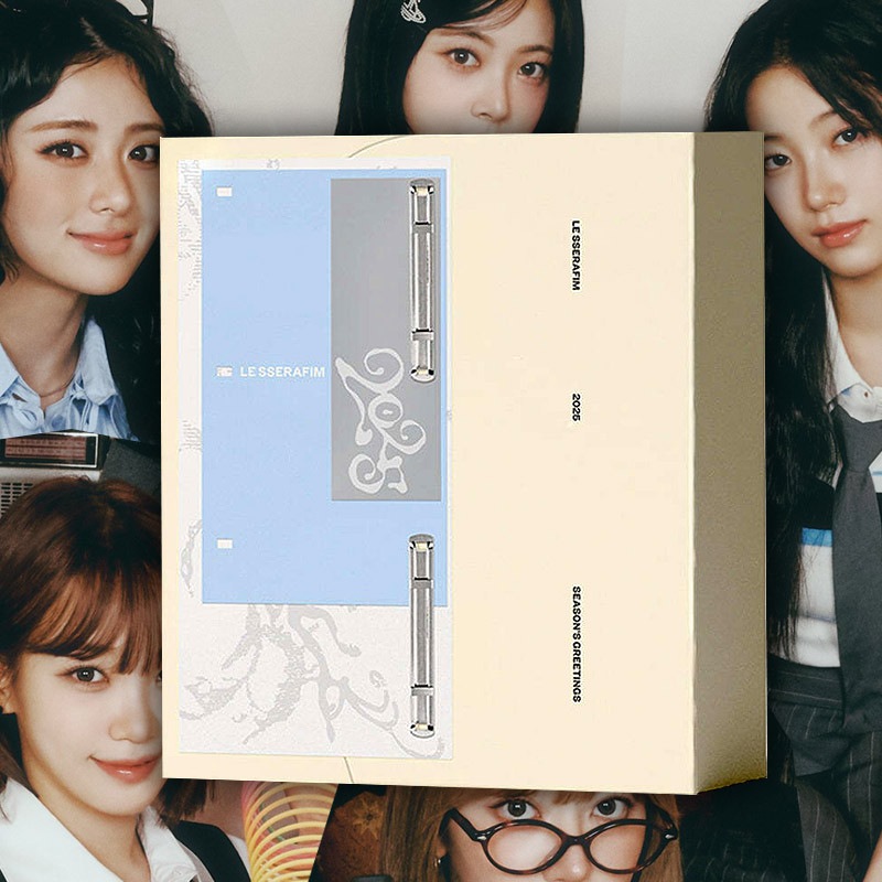 [未開封新品]ルセラフィムシーズングリーティング2025 LE SSERAFIM日記グッズフォトカードシグアルバム