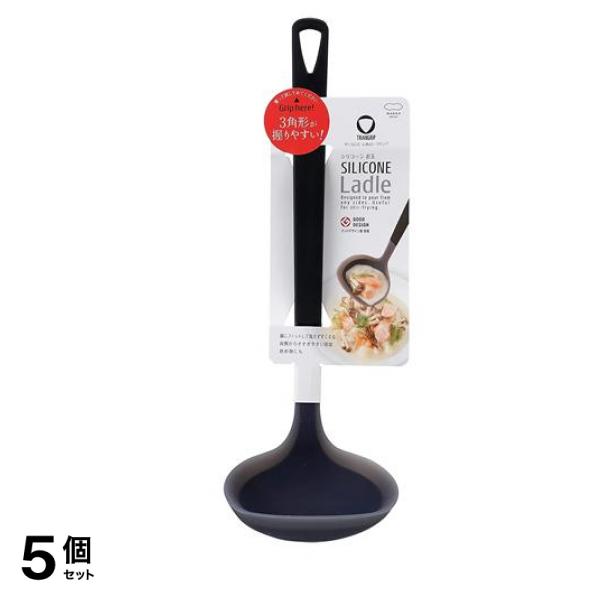 トライアングリップ シリコーンお玉 Mサイズ K534 BK ブラック 1本入 5個セット