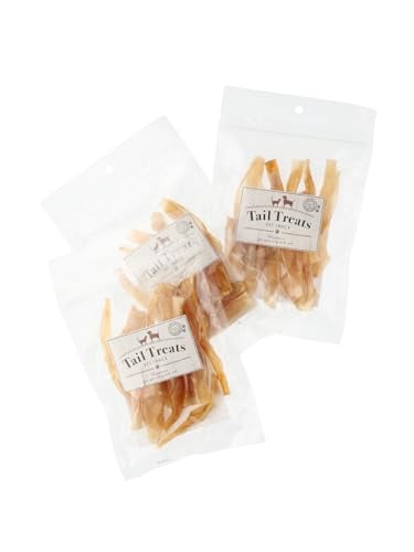 [Tail Treats] 牛アキレス 犬用おやつ ペットフード 国内製造 添加物 着色料 不使用 高タンパク 低カロリー ジャーキー 肉 牛肉 ショート 300g