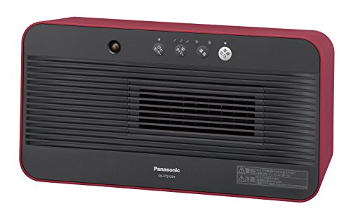 色：レッド パナソニック コンパクトセラミックファンヒーター ひとセンサー付 レッド DS-FTS1