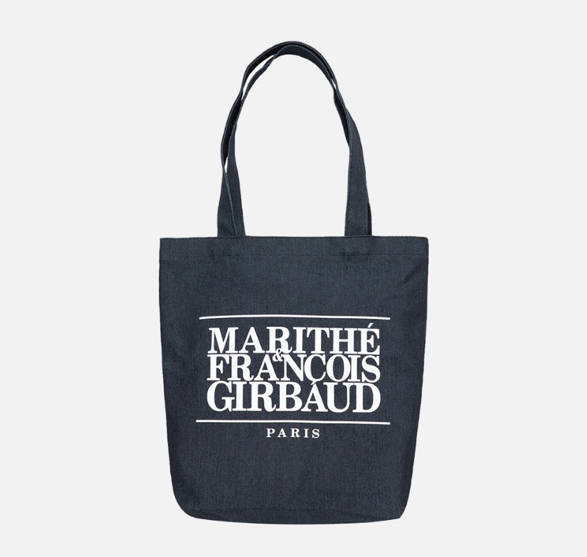 CLASSIC LOGO DENIM ECO BAG ダークブルー
