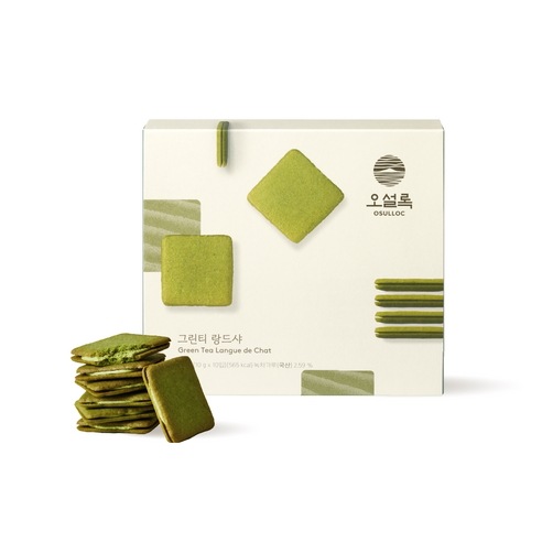 オソルロッ グリーンティ ラングドシャ 10枚入 100g×3個