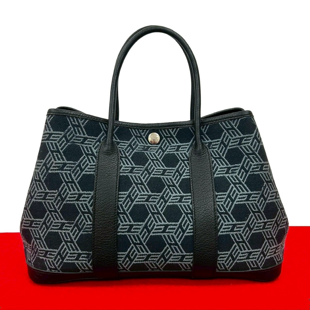 ガーデンパーティ TPMトートバッグ トワルソーアッシュ ブラック 21775